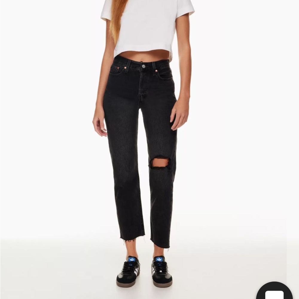 NWT Levi’s Wedgie Straight Jean | High Rise | 26 | Faded Black Wash